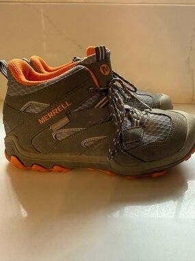 Merrell Kids Gray & Orange Trail Sneakers